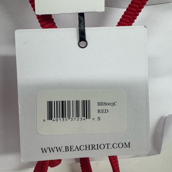 Beach Riot Red Triangle Bikini Top - Picture 6 of 6